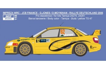 Decal – Subaru Impreza WRC 04 „JCB Finance“ -Deutschland 2006 – G. Jones